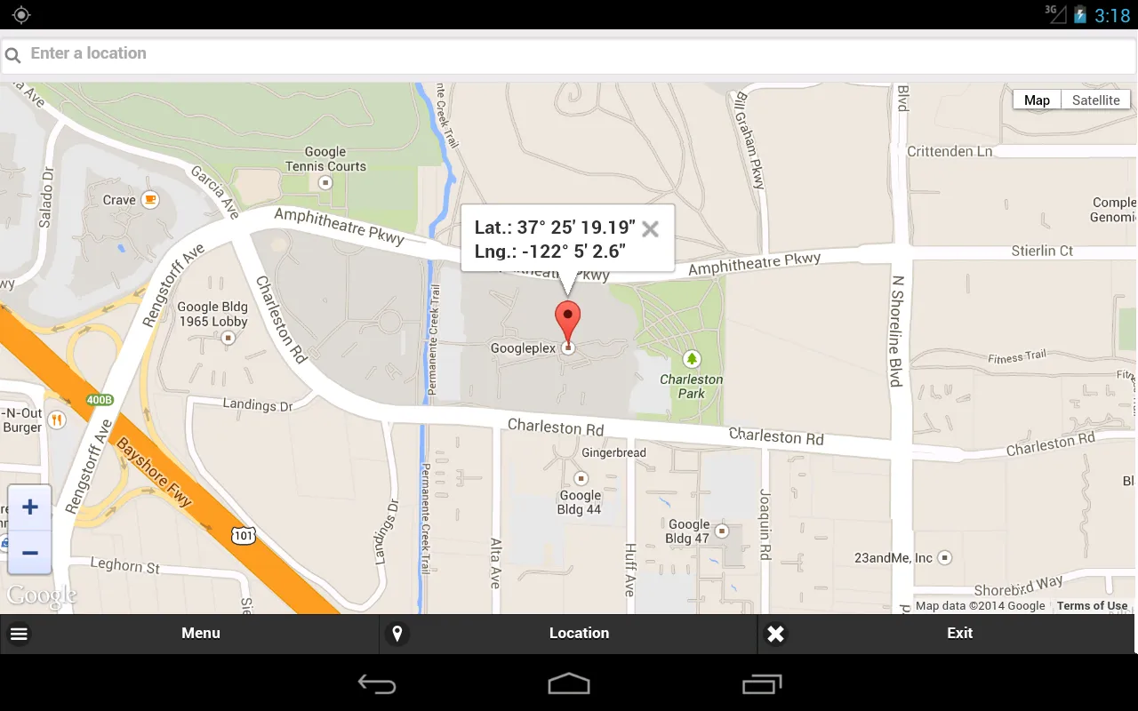 GPS Coordinates Finder | Indus Appstore | Screenshot