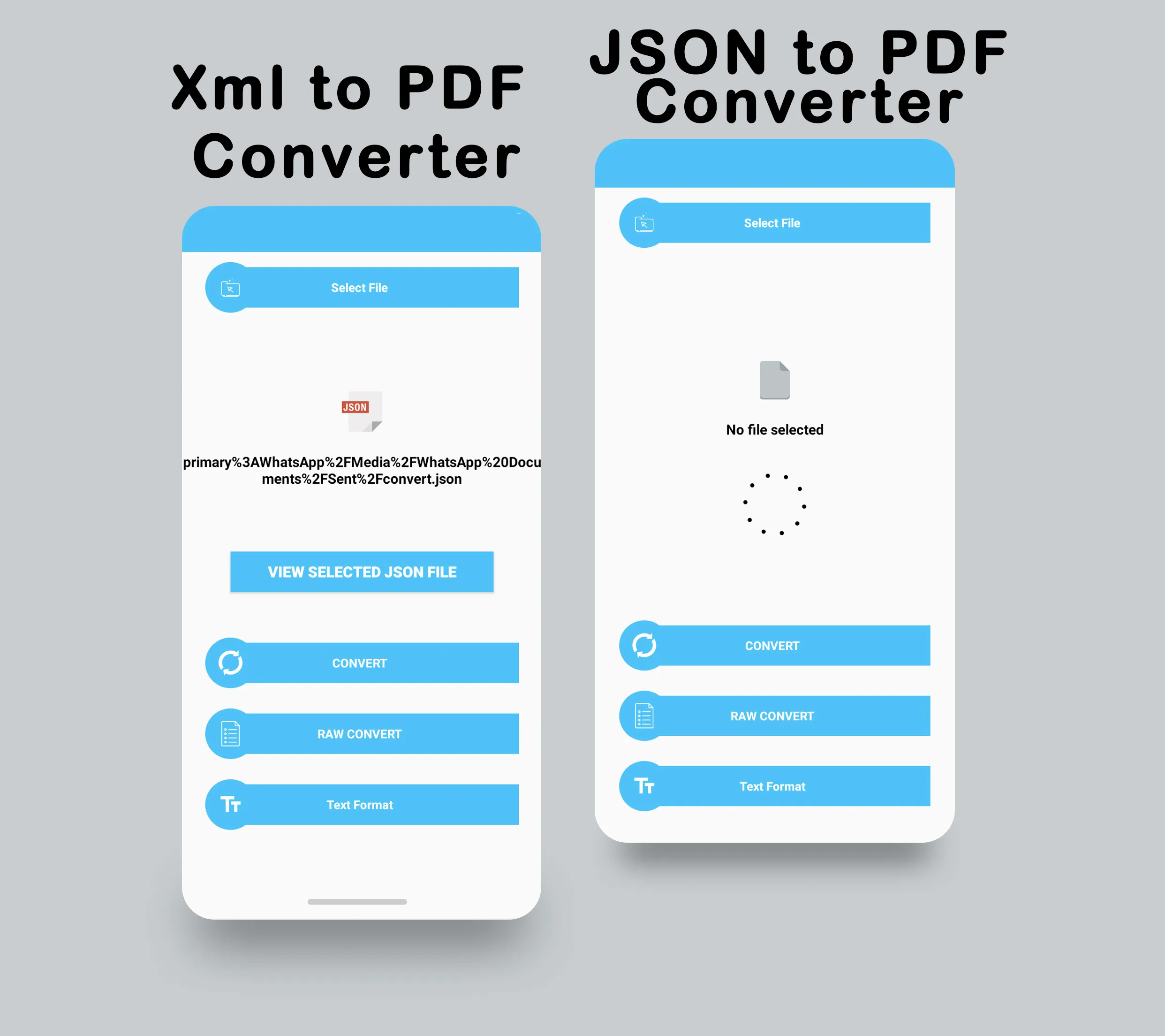 Xml / Json to Pdf Converter | Indus Appstore | Screenshot