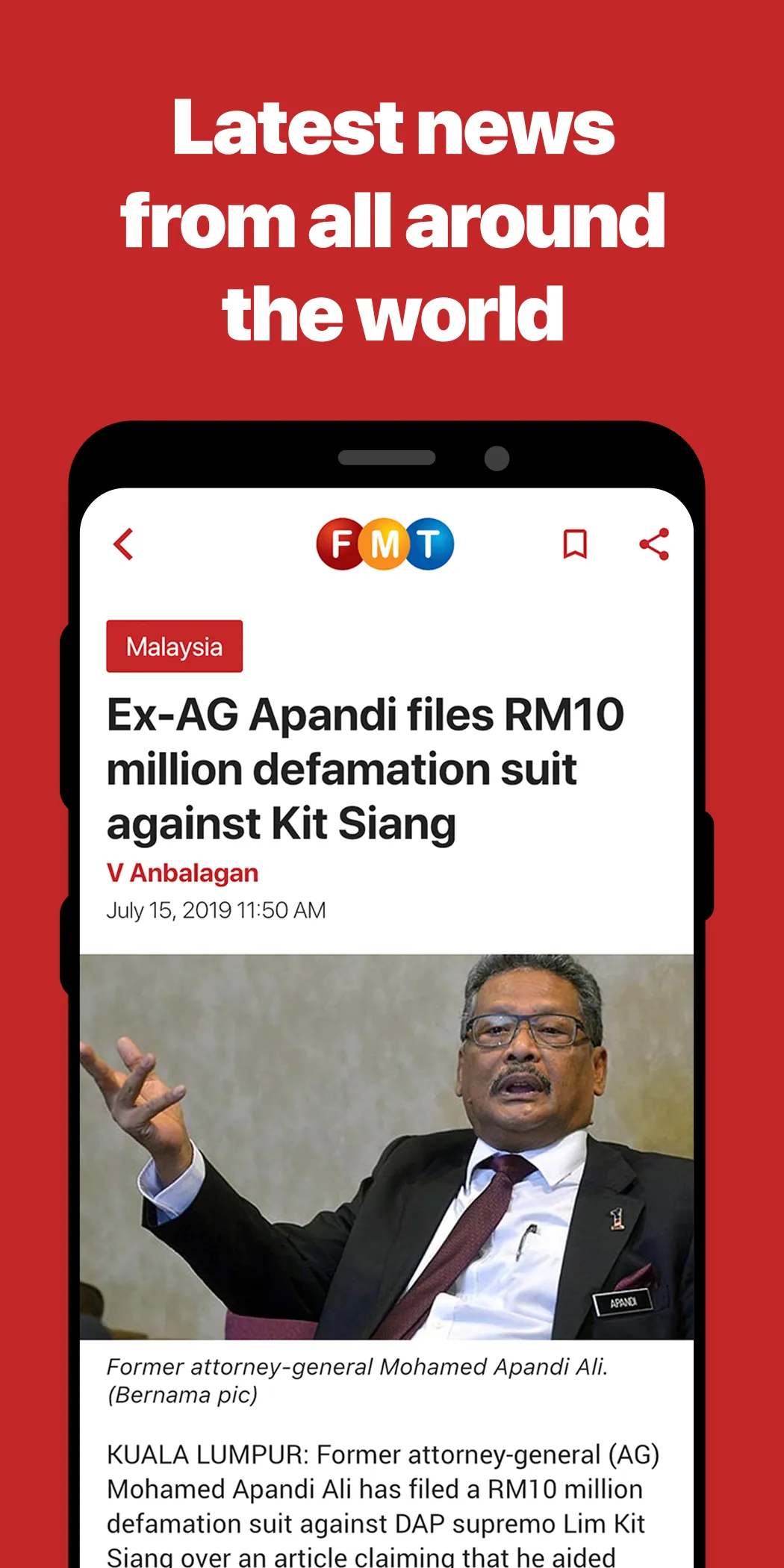 FMT News | Indus Appstore | Screenshot