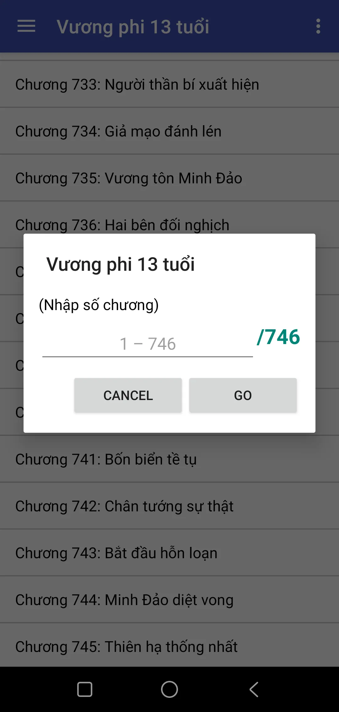 Vuong phi 13 tuoi Xuyen khong | Indus Appstore | Screenshot