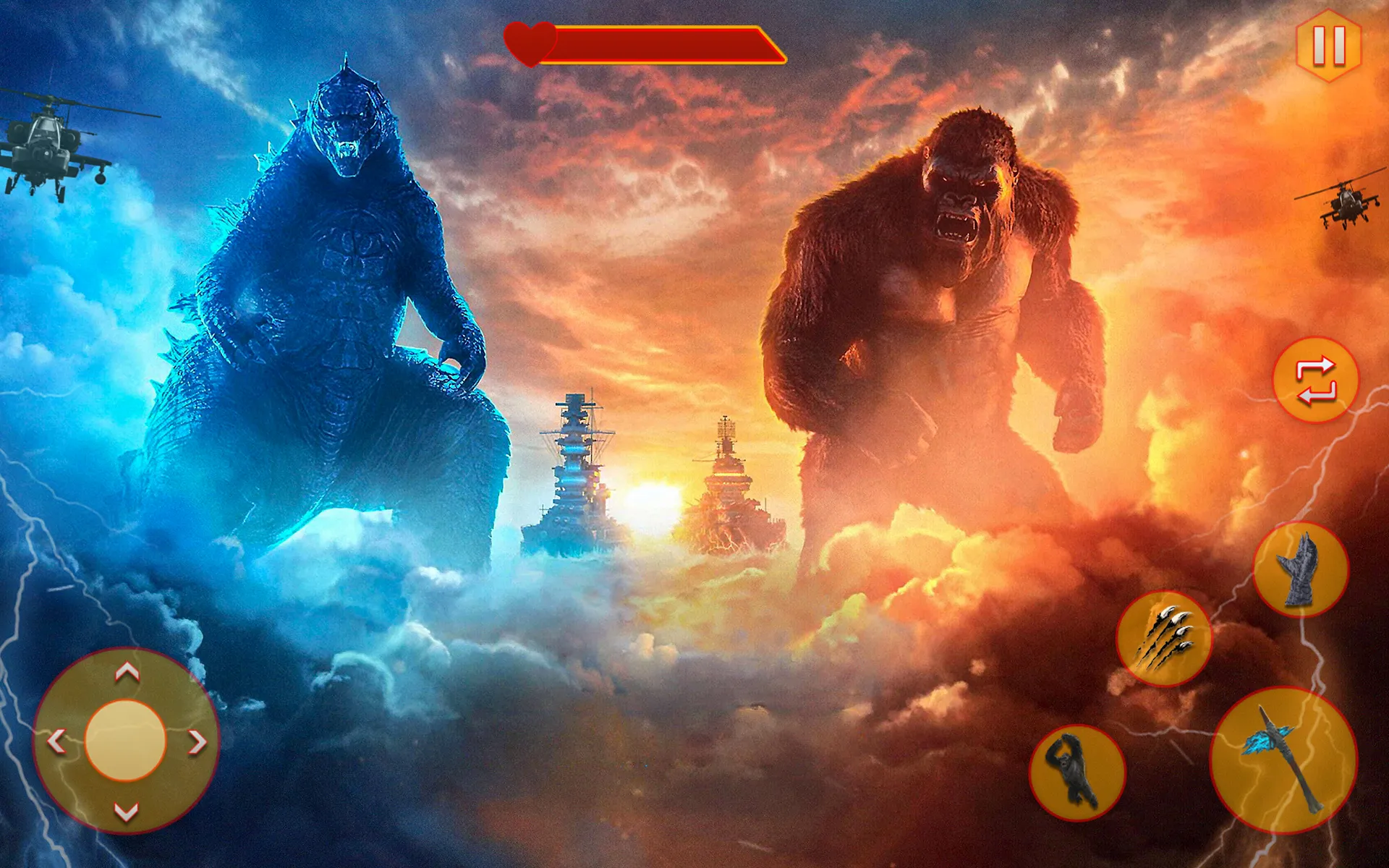 Godzilla x kong City Attack 3D | Indus Appstore | Screenshot