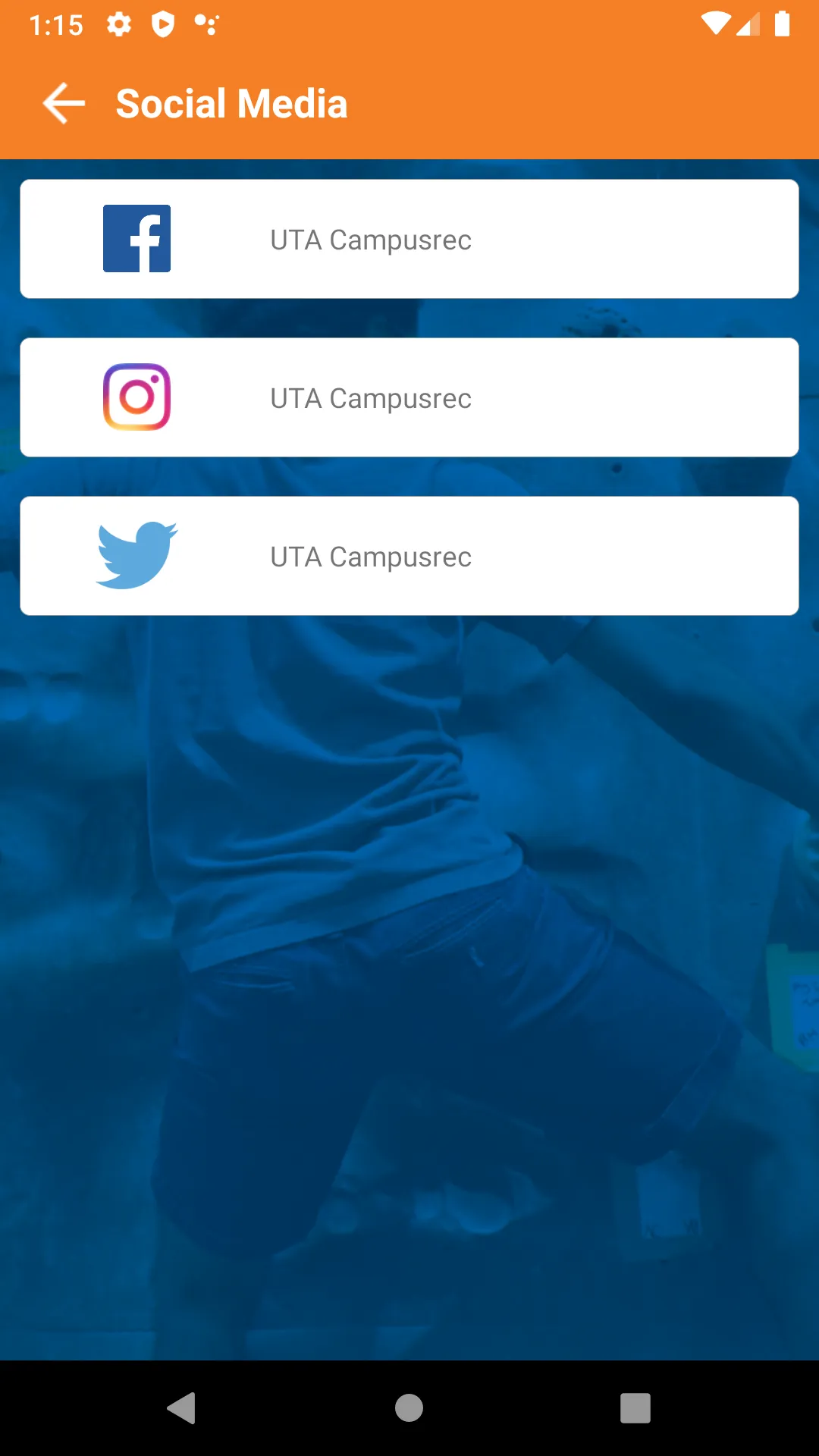 UTA Campus Rec Go | Indus Appstore | Screenshot