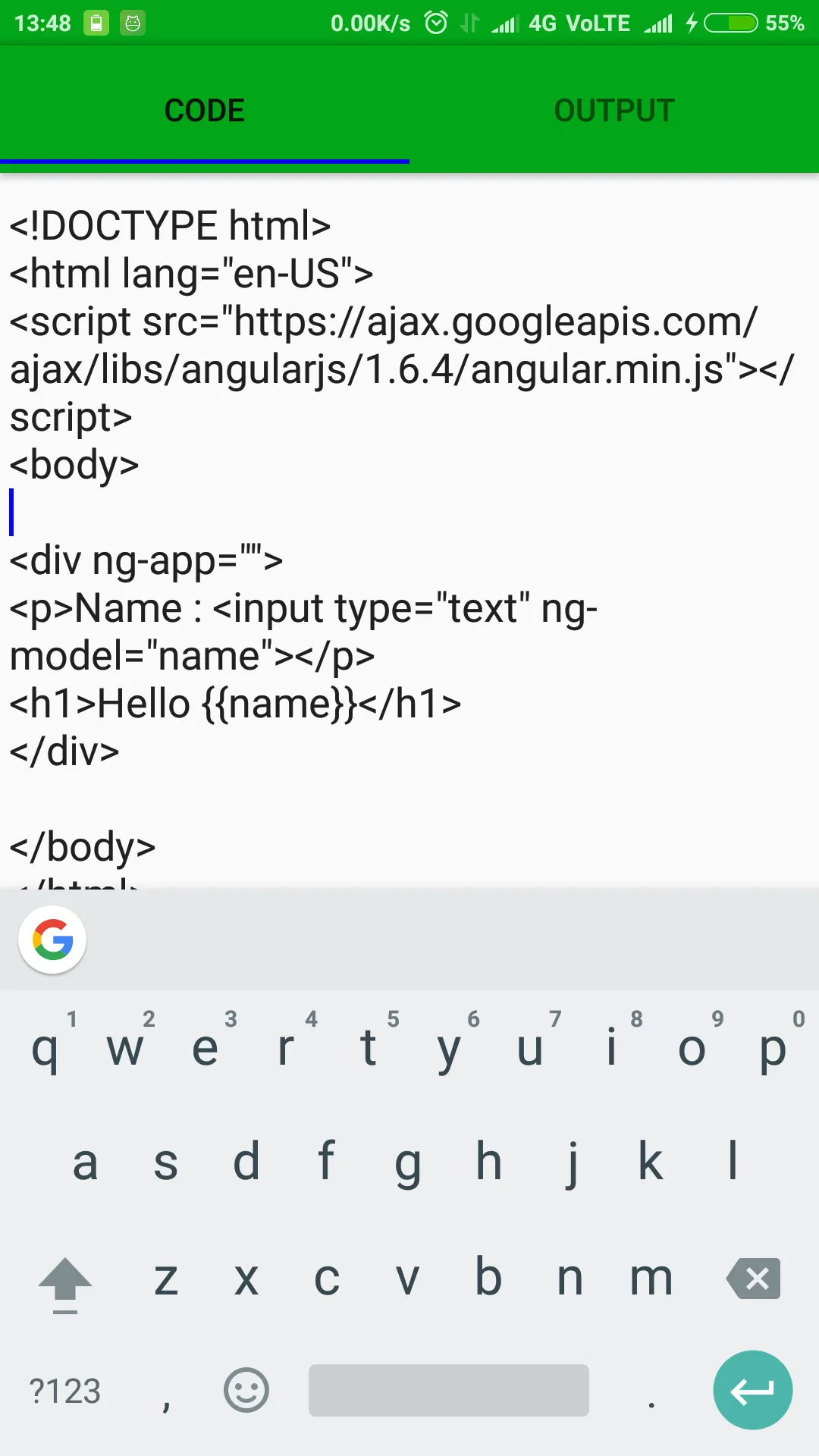 AngularJS Playground | Indus Appstore | Screenshot