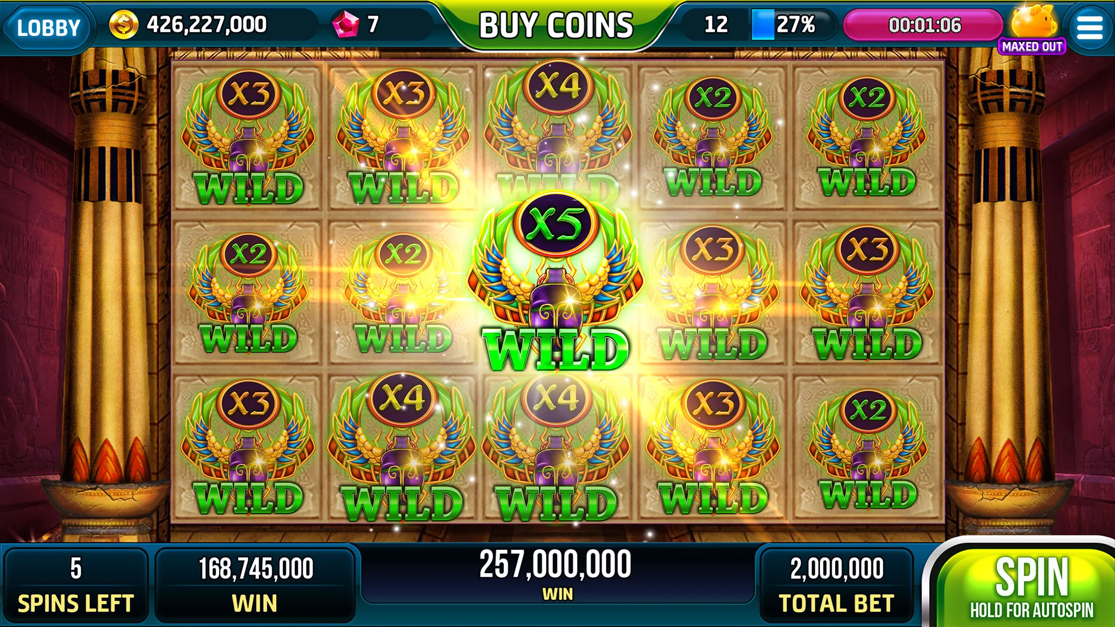 Gods of Las Vegas Slots Casino | Indus Appstore | Screenshot