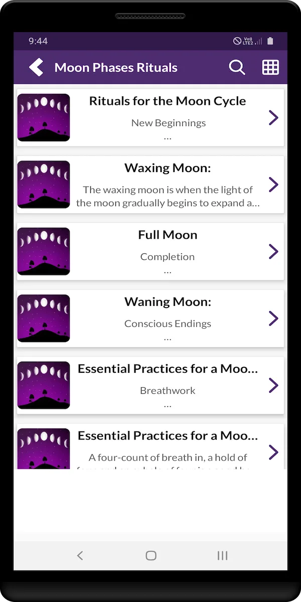 Moon Phases Rituals | Indus Appstore | Screenshot