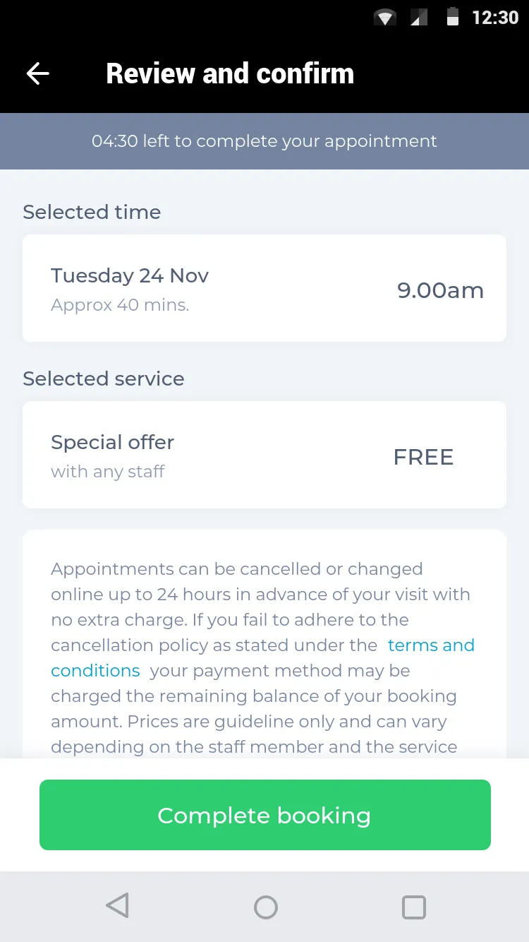 Allertons Appointments | Indus Appstore | Screenshot