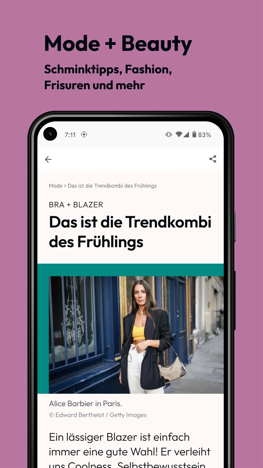 BRIGITTE – Mode, Liebe, Beauty | Indus Appstore | Screenshot