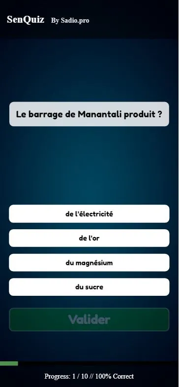 Senegal Quiz | Indus Appstore | Screenshot