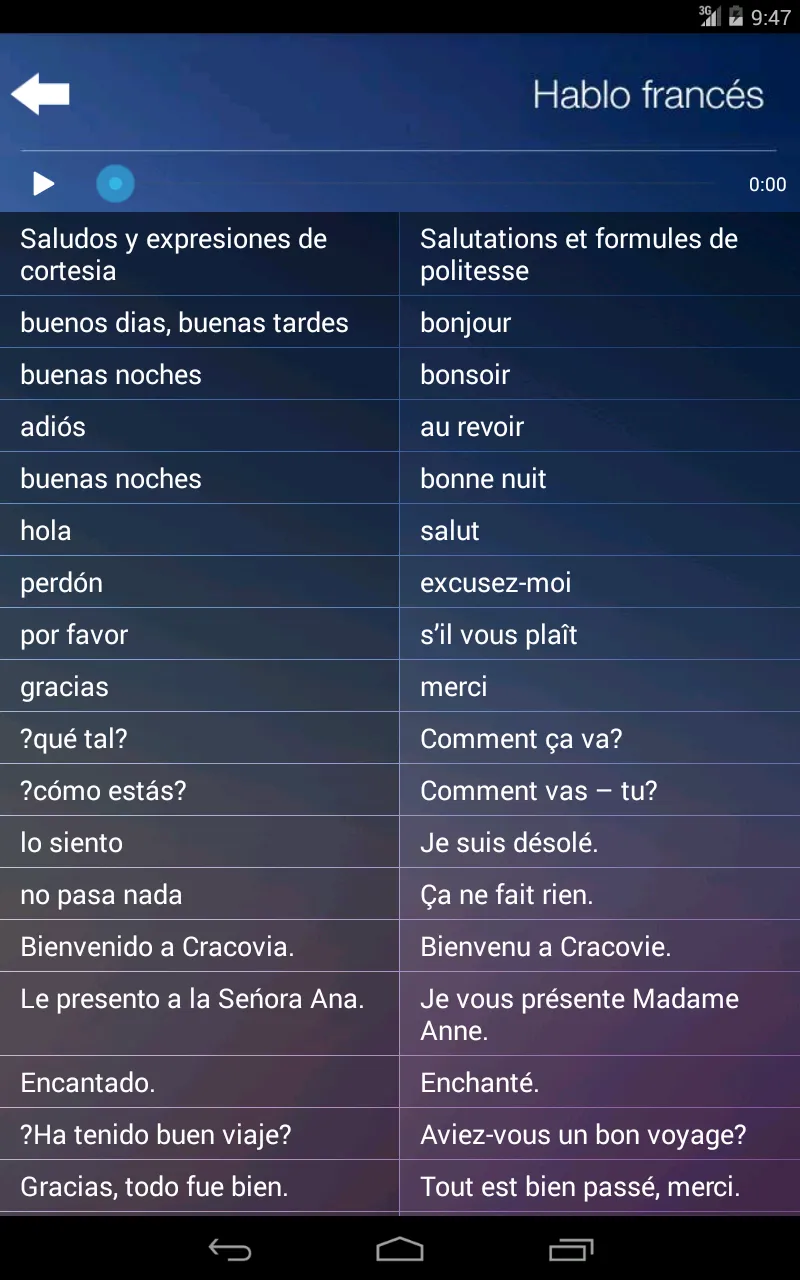 Je Parle Allemand Audio cours | Indus Appstore | Screenshot