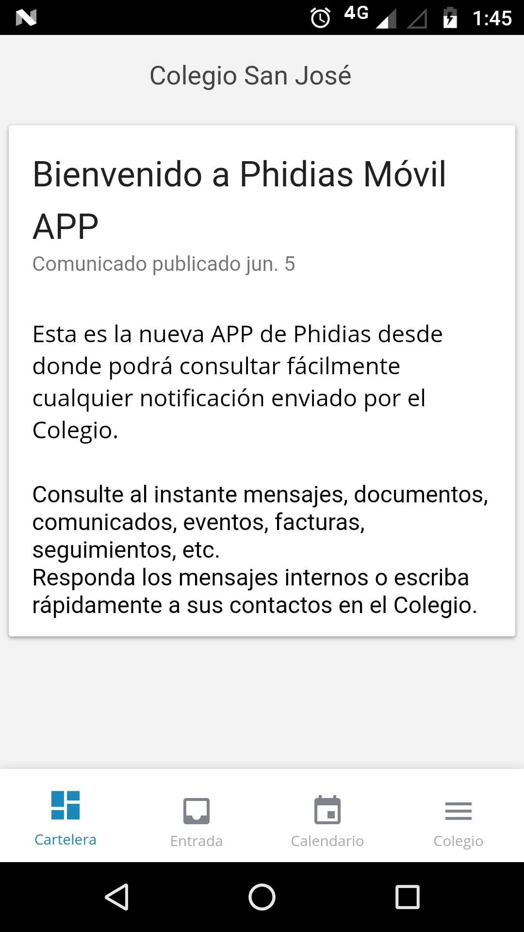 Colegio San José | Indus Appstore | Screenshot