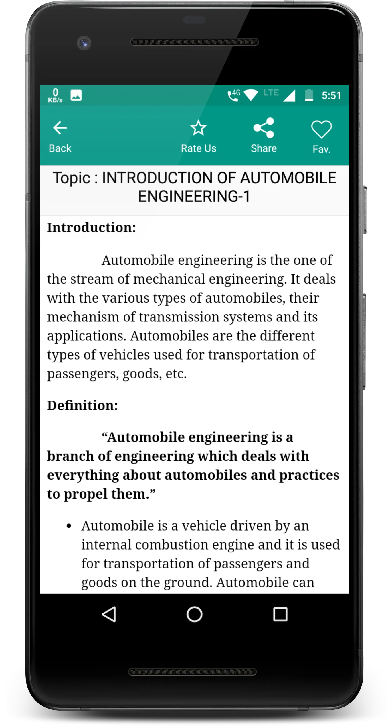 Automobile Engineering | Indus Appstore | Screenshot