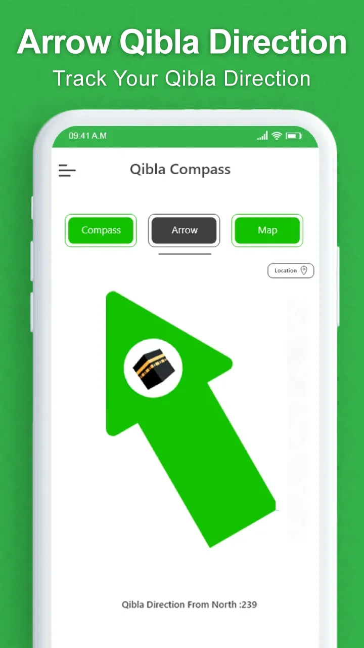 Qibla Direction : Qibla Finder | Indus Appstore | Screenshot