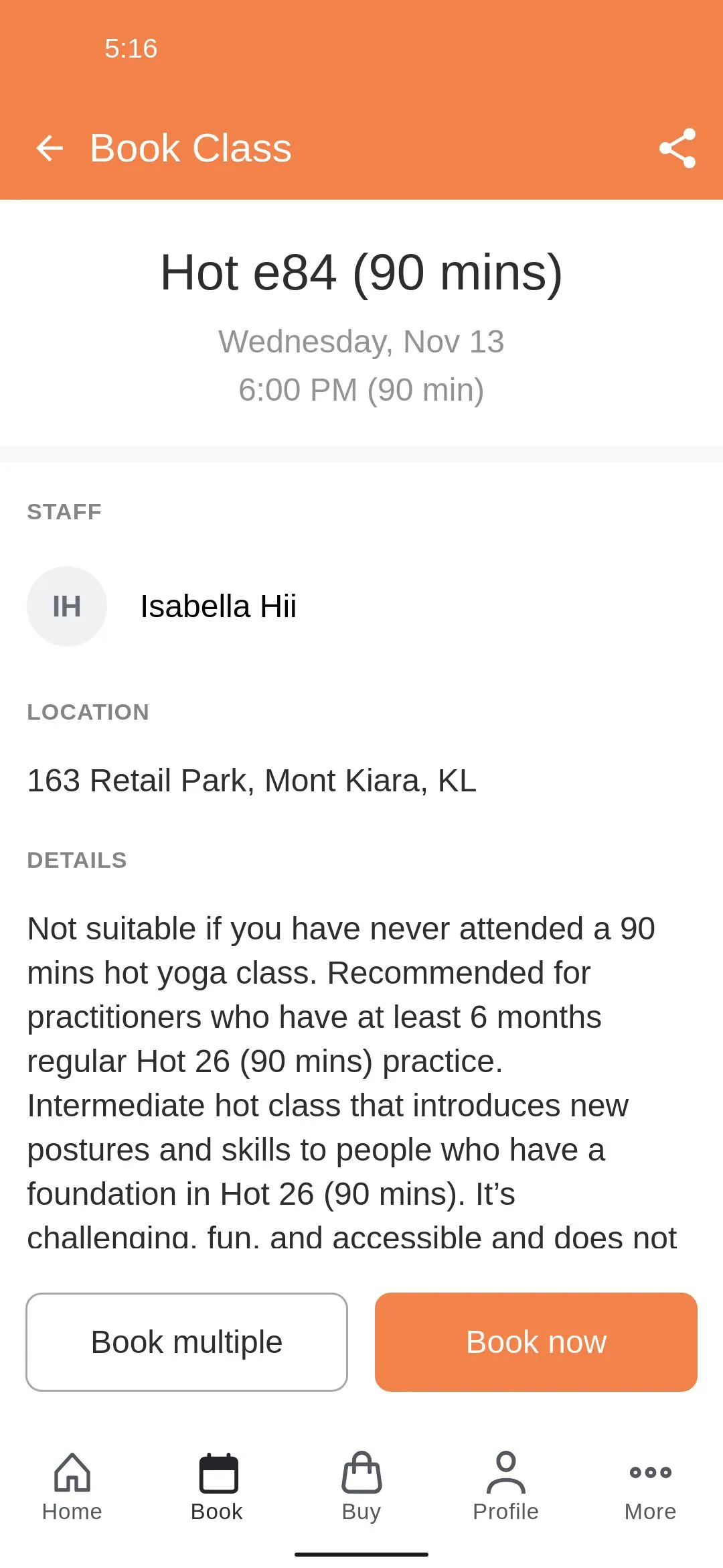 Life Hot Yoga | Indus Appstore | Screenshot