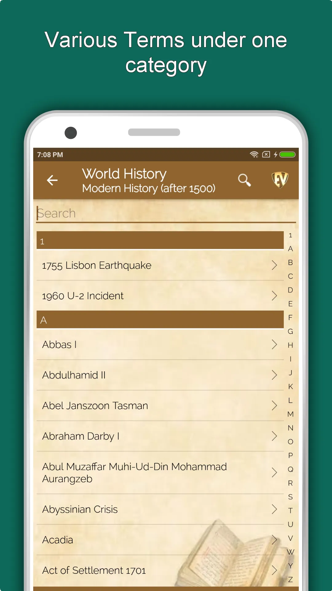 World History Dictionary App | Indus Appstore | Screenshot