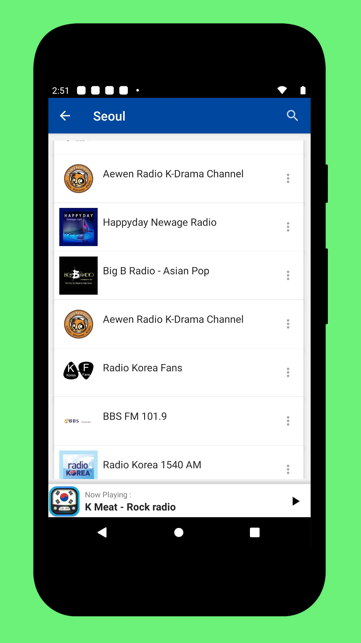 Radio South Korea + Radio FM | Indus Appstore | Screenshot