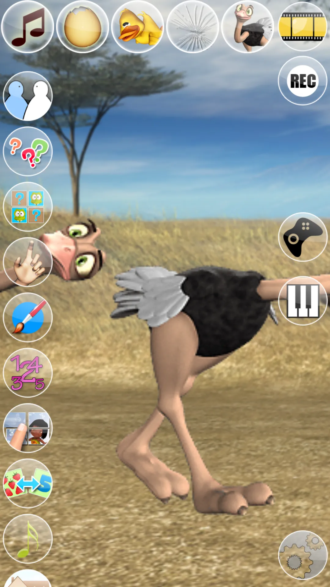 Talking Joe Ostrich | Indus Appstore | Screenshot