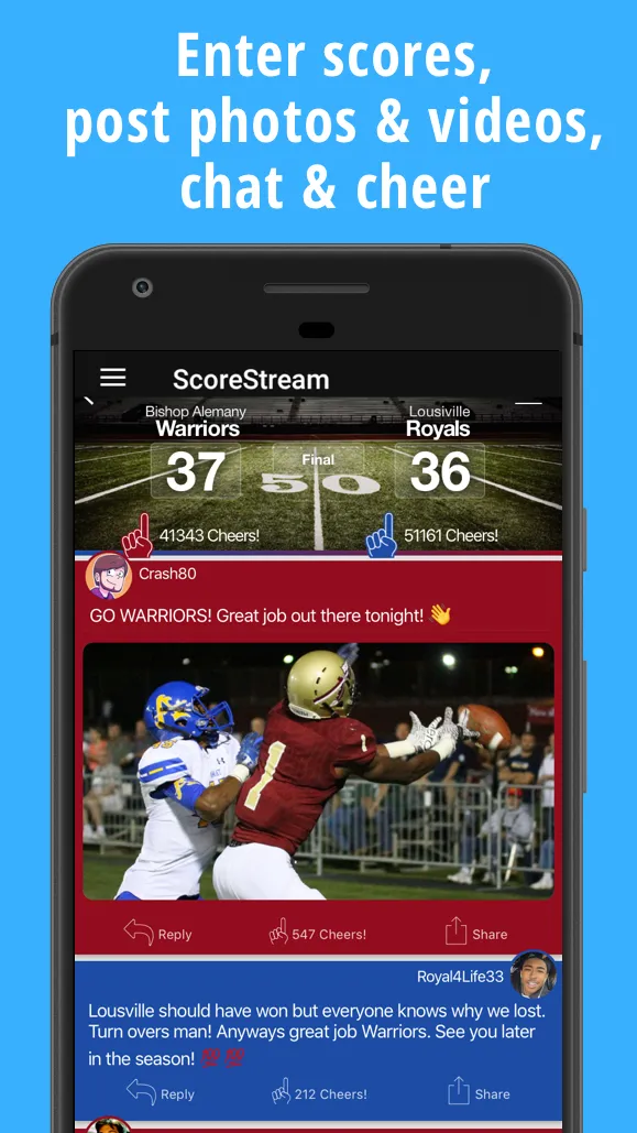 ScoreStream High School Sports | Indus Appstore | Screenshot