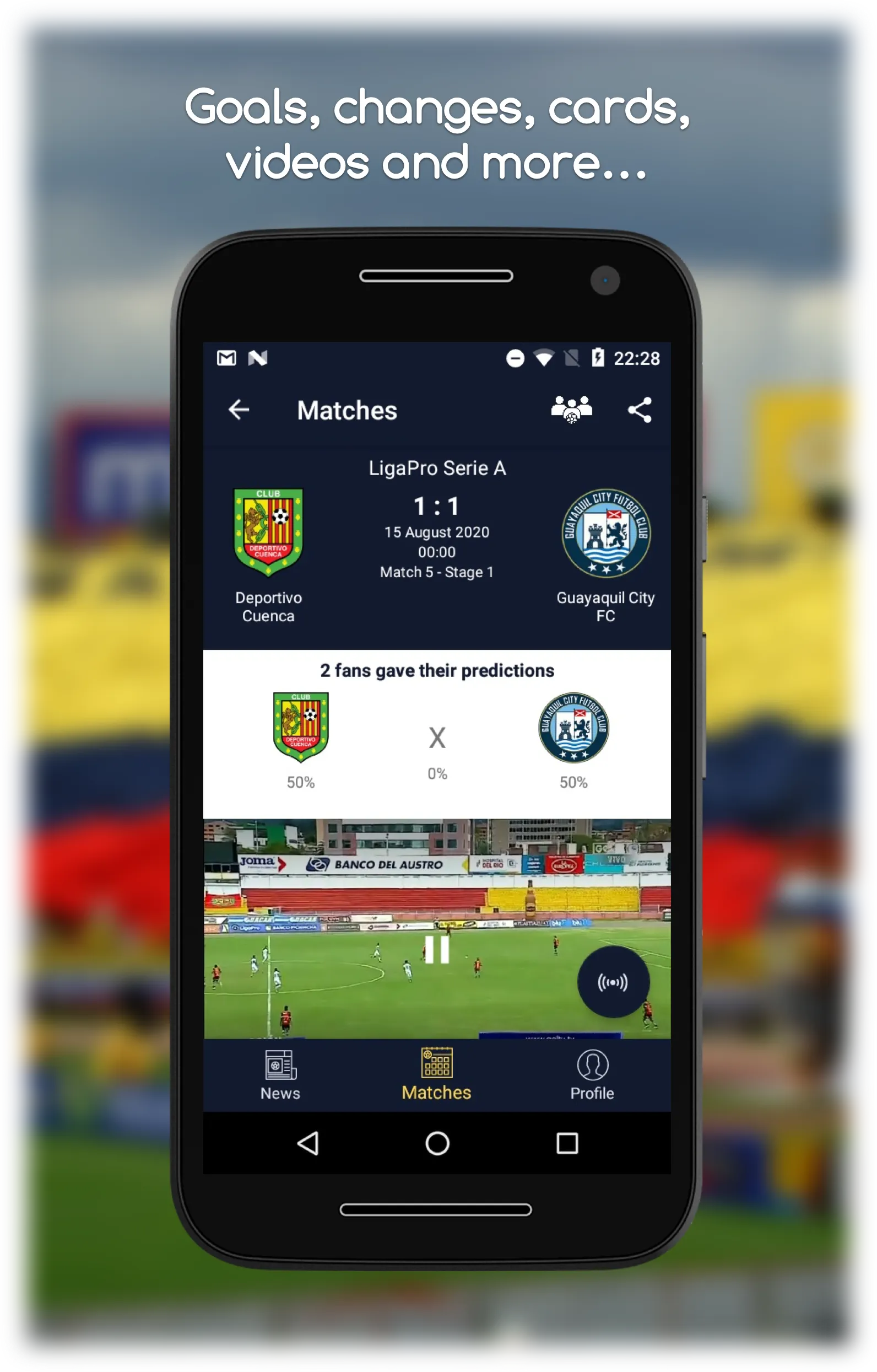 futbol Ecuador | Indus Appstore | Screenshot