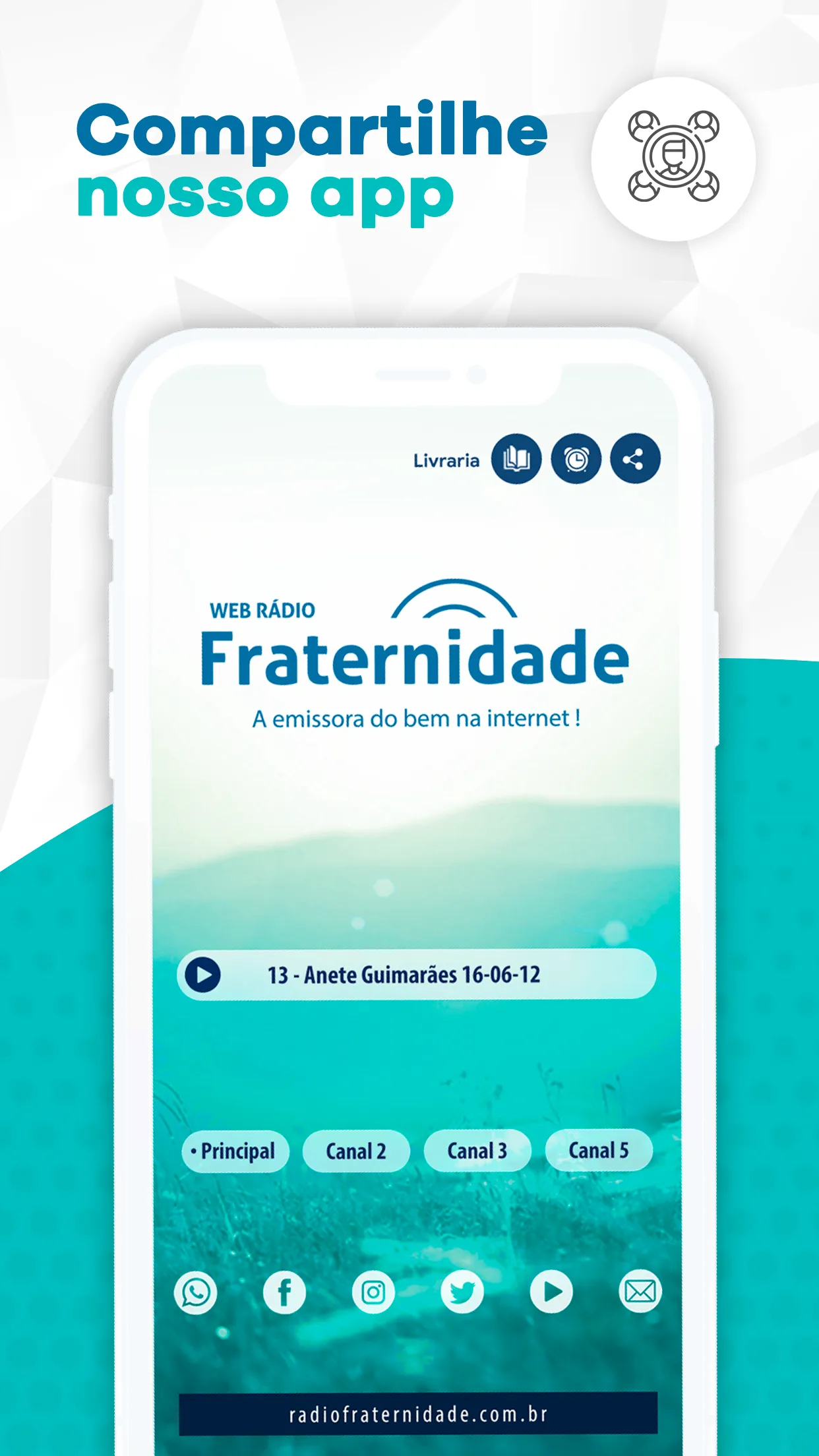 Web Radio Fraternidade | Indus Appstore | Screenshot