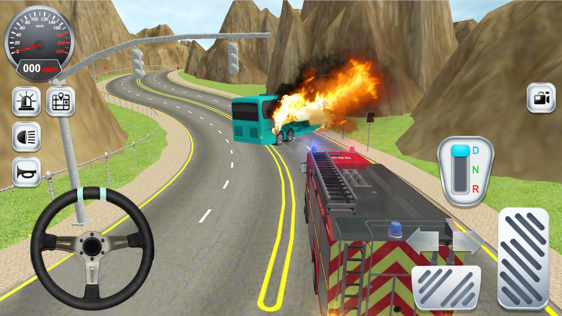 Modern Fire Truck Simulator 3D | Indus Appstore | Screenshot