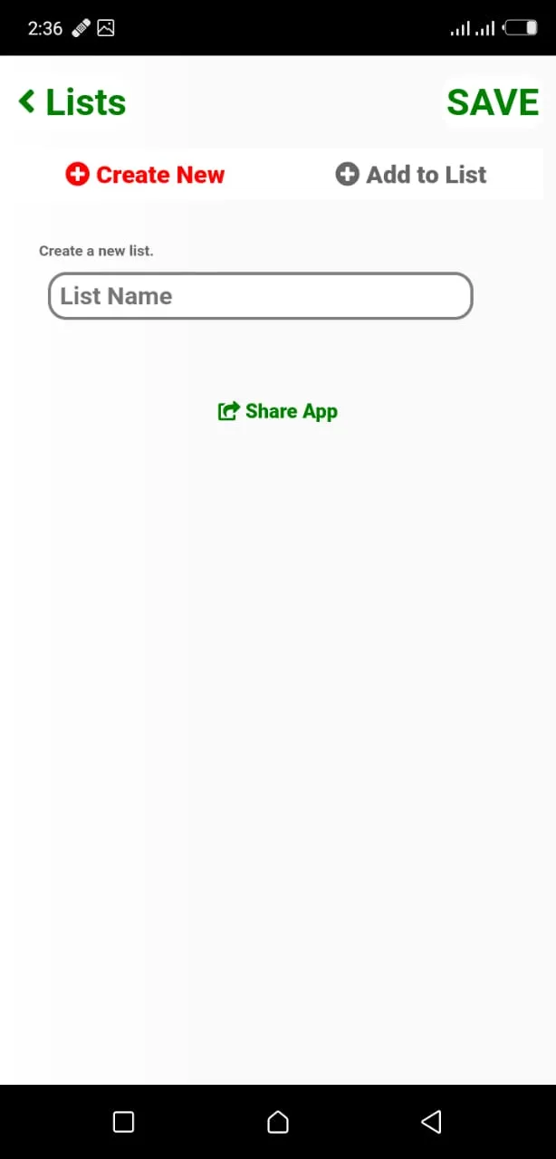 ShareList App (Offline) | Indus Appstore | Screenshot