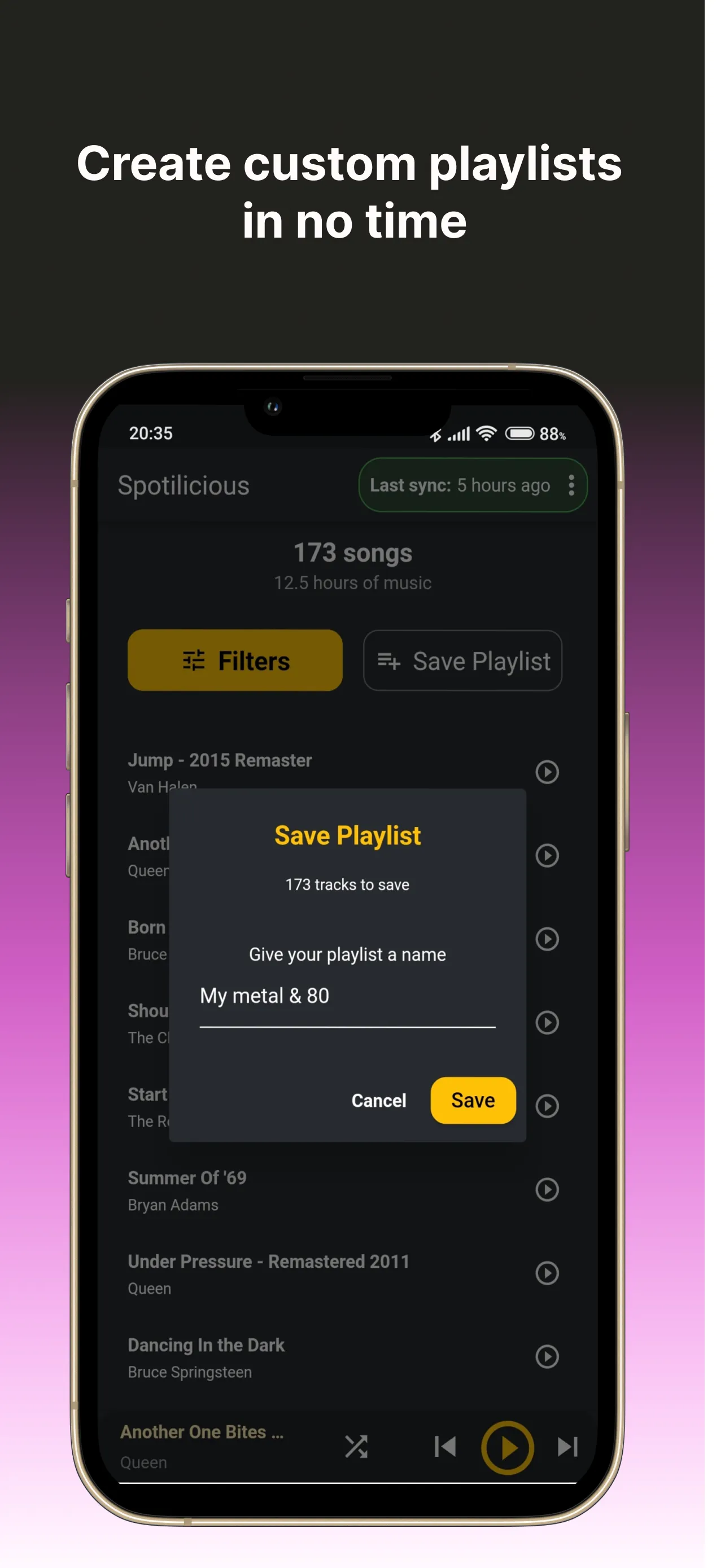 Spotilicious: Spotify Filters | Indus Appstore | Screenshot