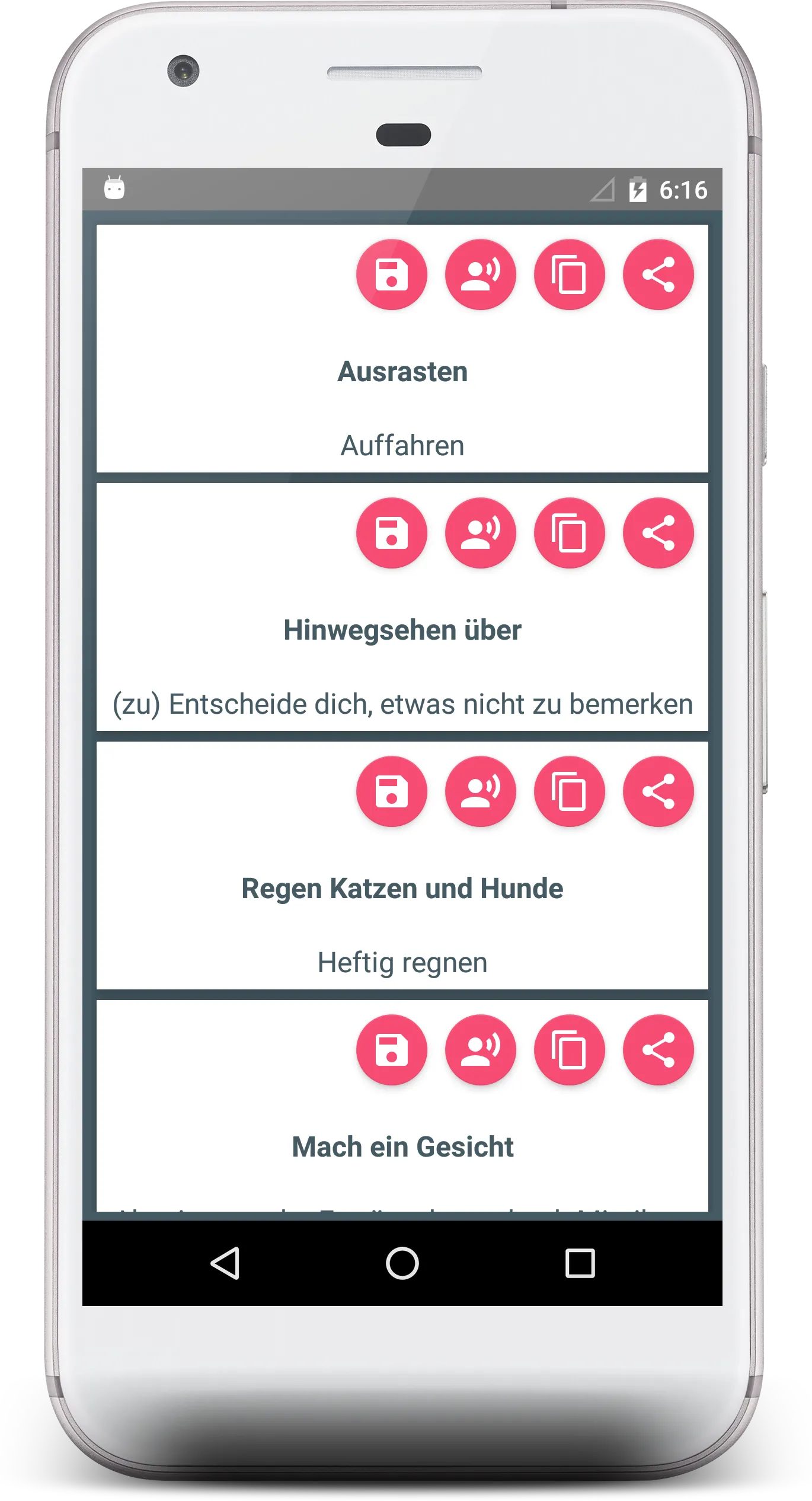 German Idioms and Phrases | Indus Appstore | Screenshot