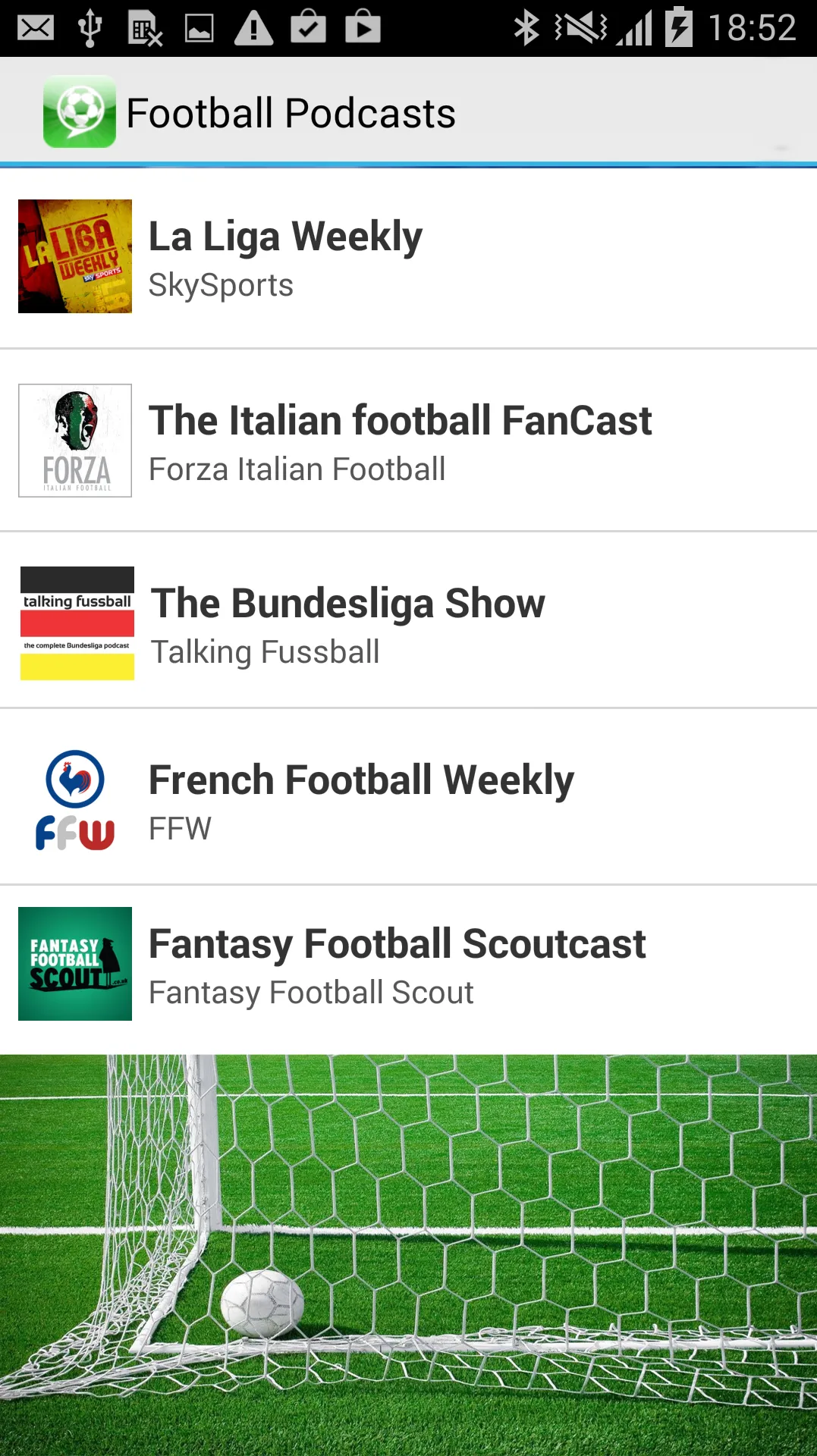 Football Podcasts | Indus Appstore | Screenshot