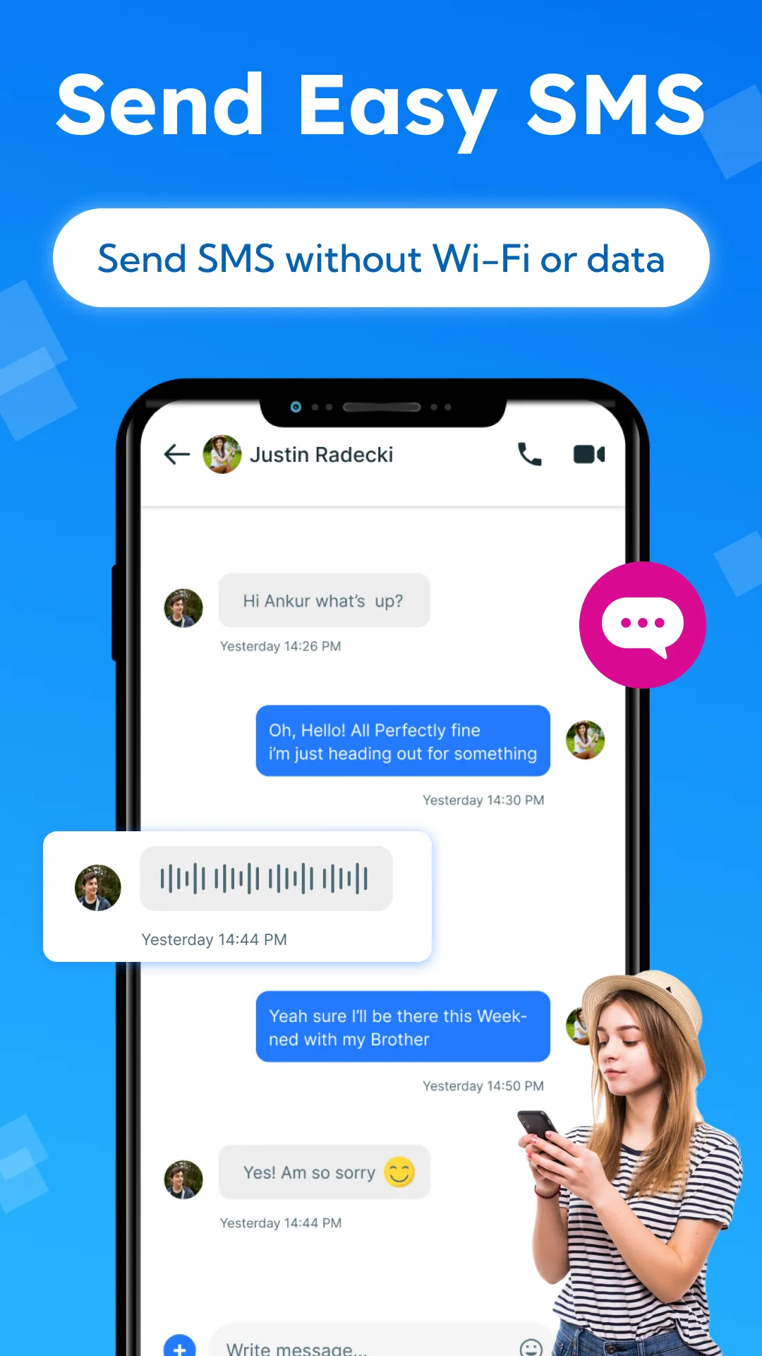 Messages | Indus Appstore | Screenshot
