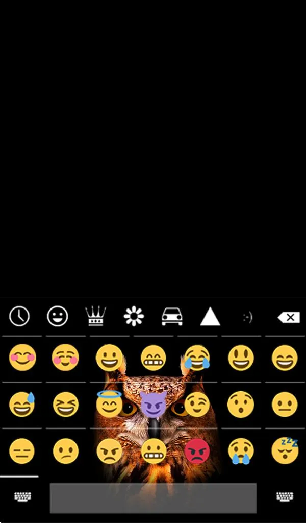 Owl Animated Keyboard + Live W | Indus Appstore | Screenshot