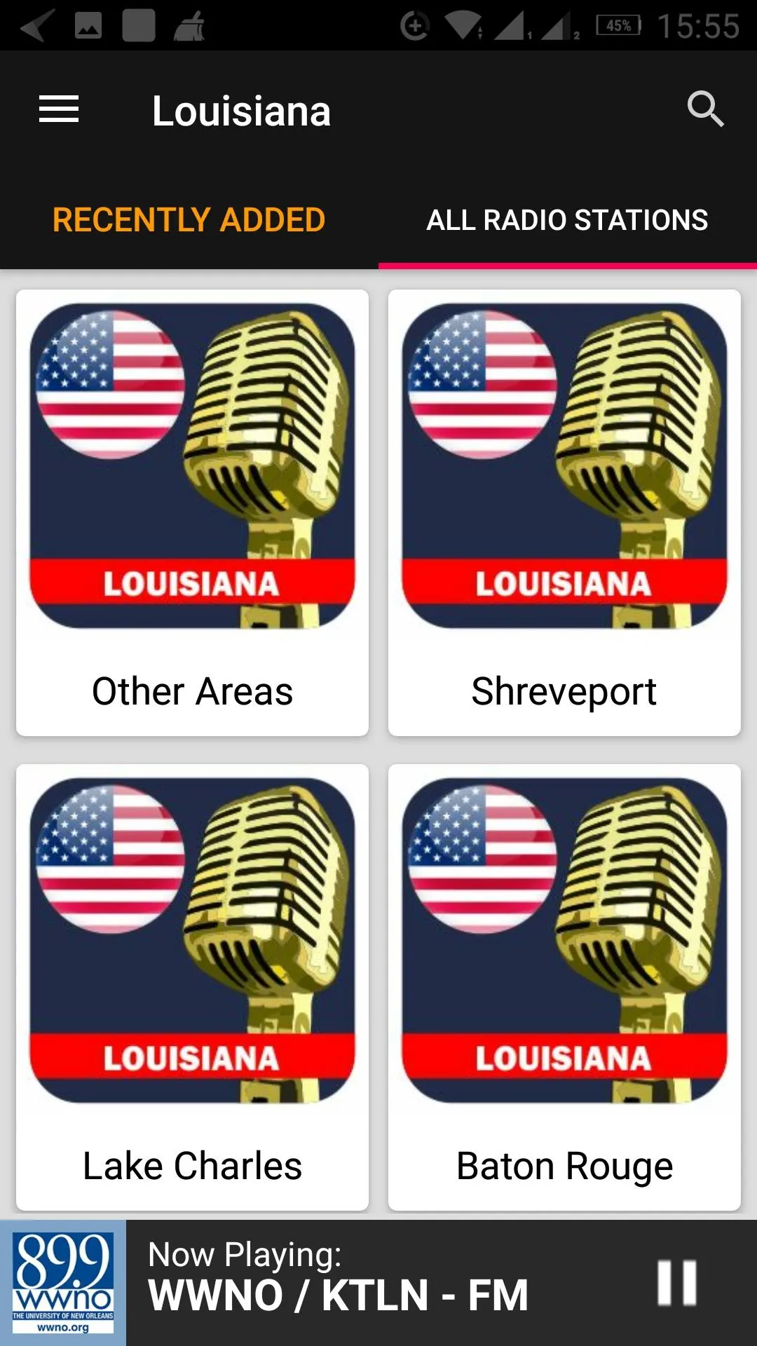 Louisiana Radio Stations - USA | Indus Appstore | Screenshot