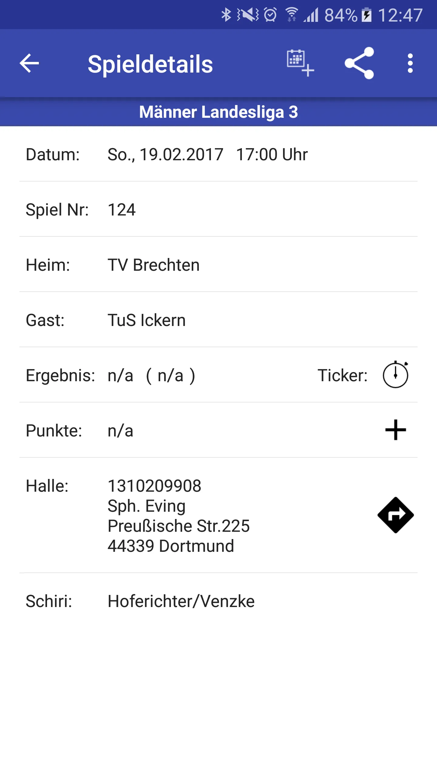 TV Brechten Handball | Indus Appstore | Screenshot