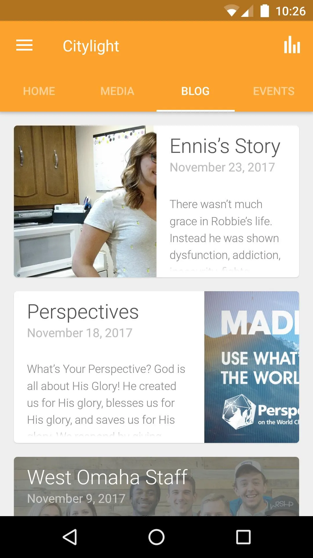 Citylight Church App | Indus Appstore | Screenshot