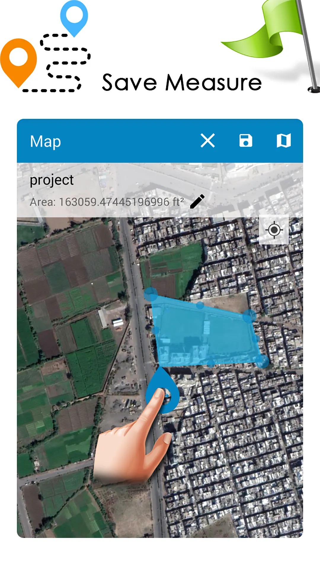 Map Area Calculator | Indus Appstore | Screenshot