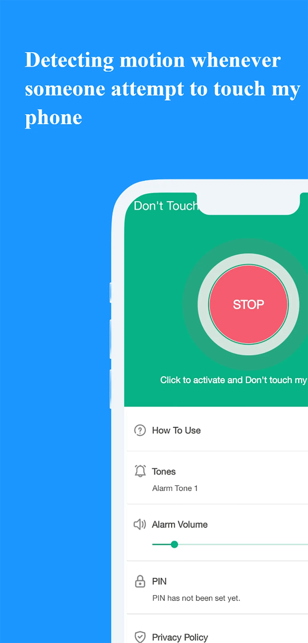 Don't Touch My Phone: Alarm | Indus Appstore | Screenshot