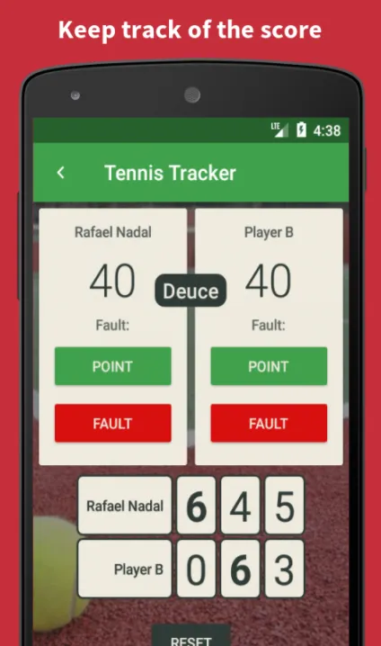 Tennis Tracker | Indus Appstore | Screenshot