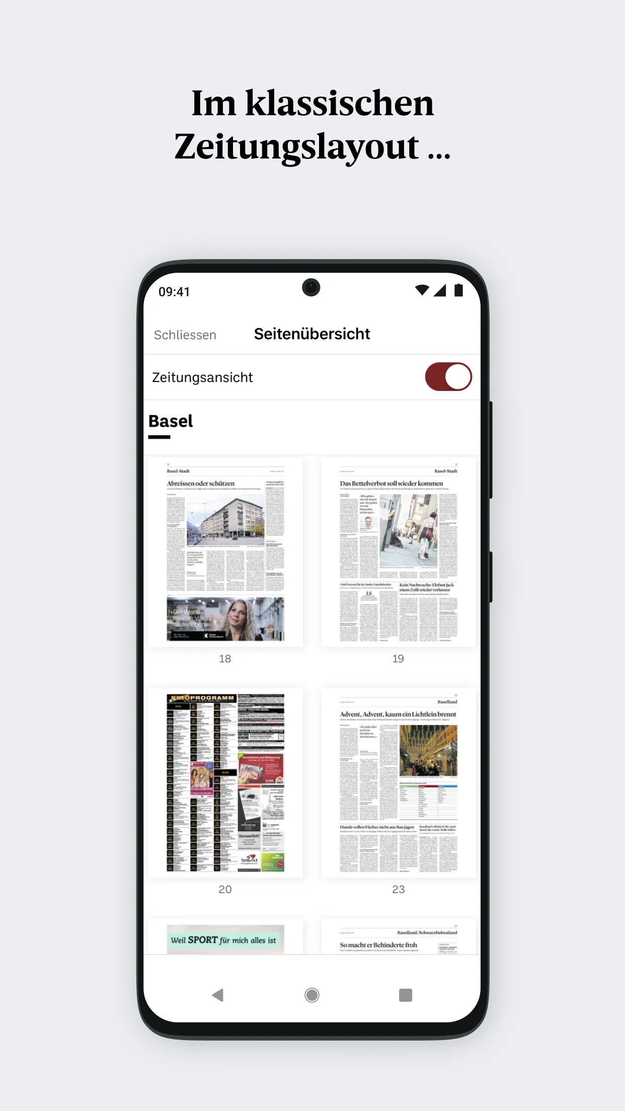 bz Zeitung aus Basel - E-Paper | Indus Appstore | Screenshot