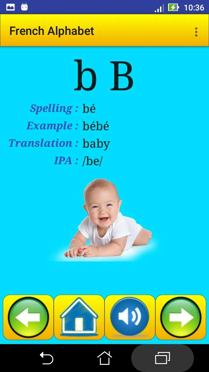 French alphabet for students | Indus Appstore | Screenshot