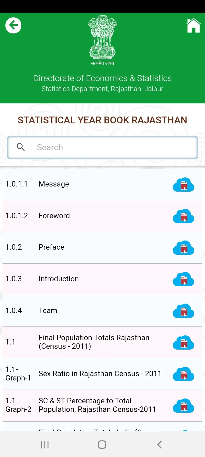 Statistical Year Book Rajastha | Indus Appstore | Screenshot