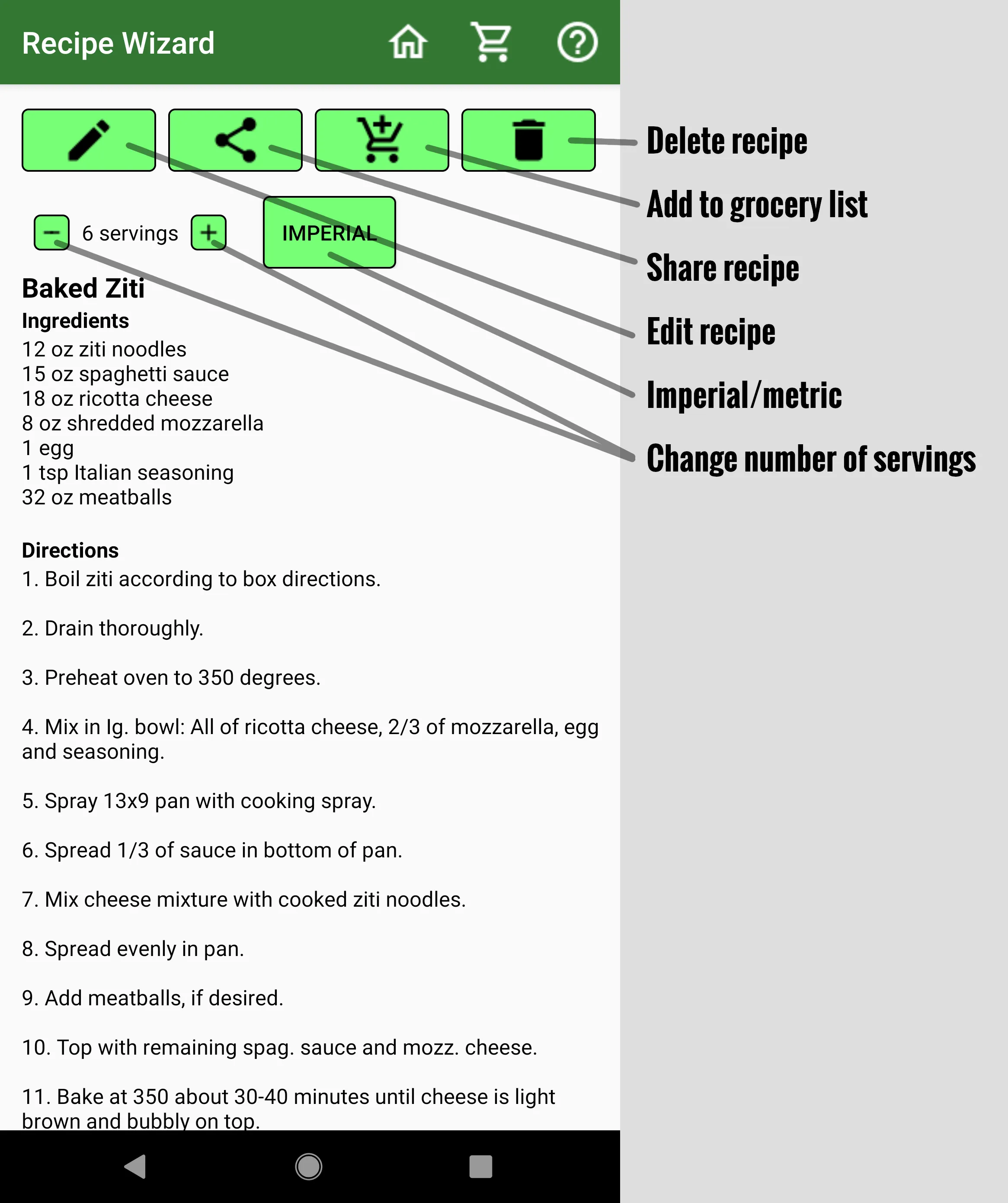 Recipe Wizard | Indus Appstore | Screenshot