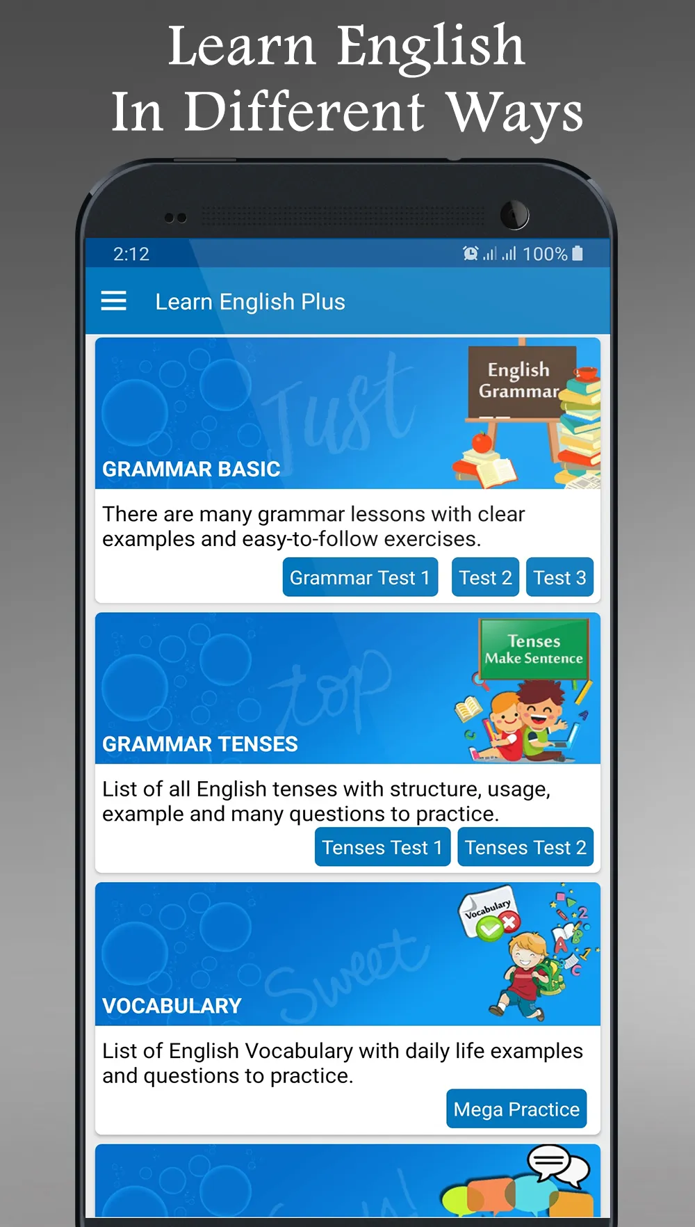 Learn English with Quizzes | Indus Appstore | Screenshot