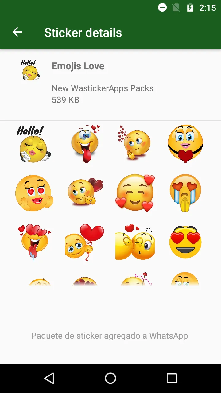 WASticker Love in love | Indus Appstore | Screenshot