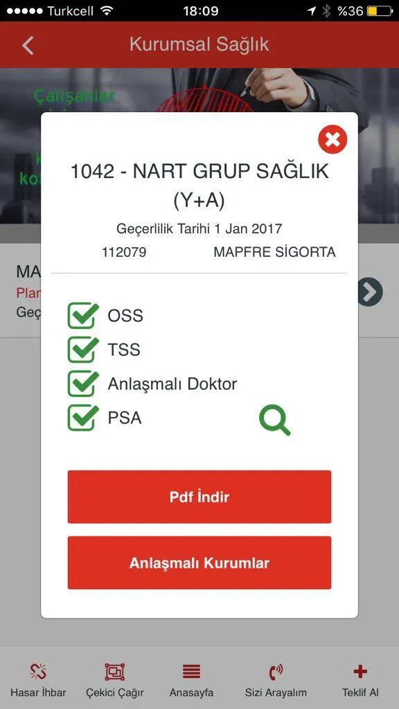 Nart Sigorta Mobil | Indus Appstore | Screenshot