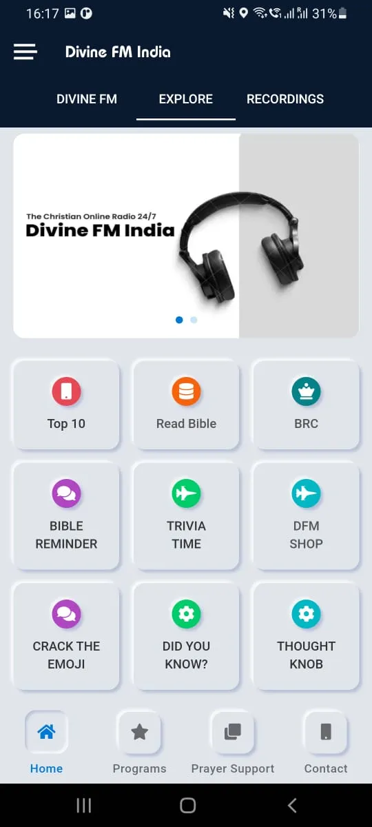 Divine FM India | Indus Appstore | Screenshot