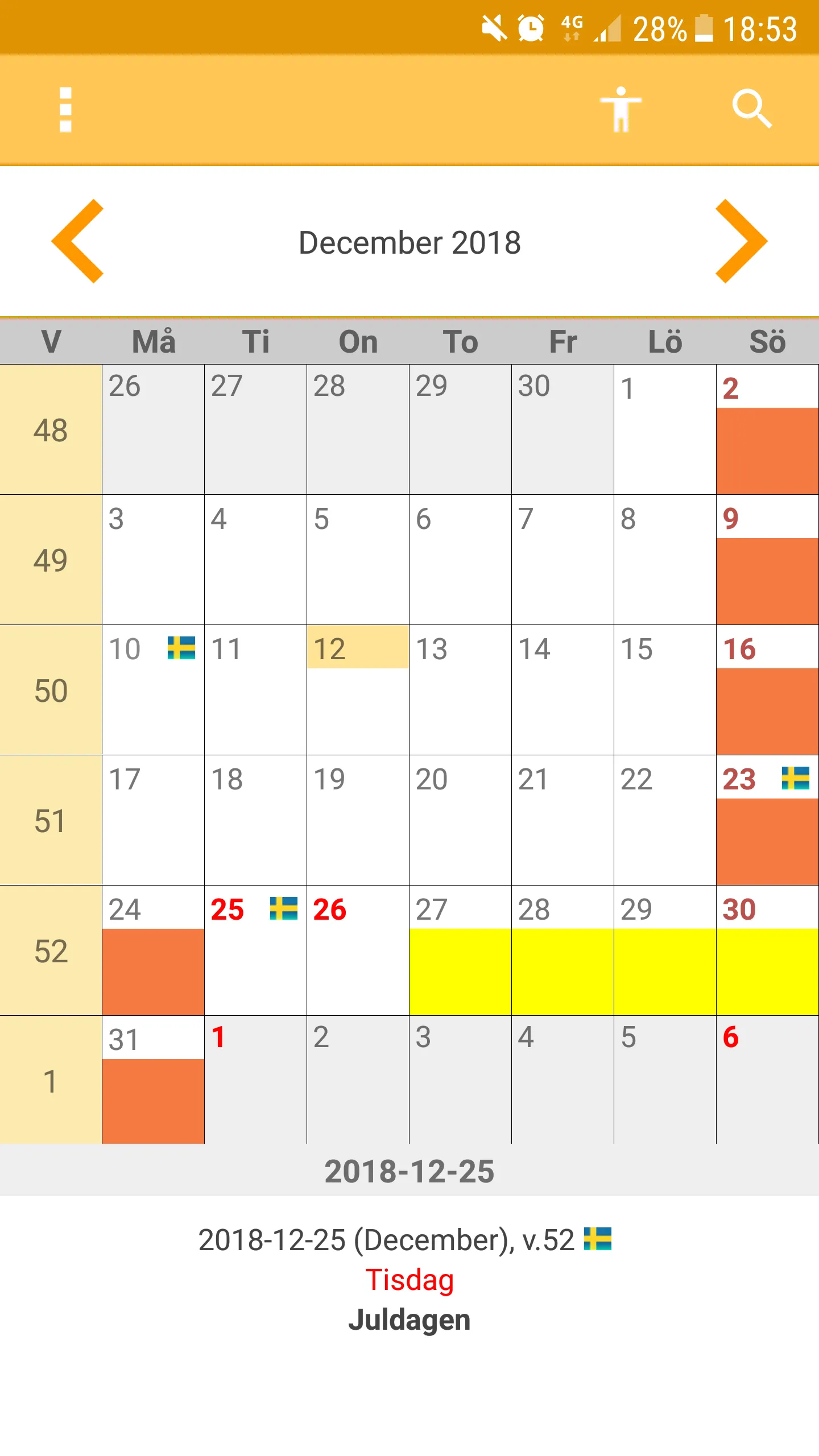 Simple Calendar | Indus Appstore | Screenshot