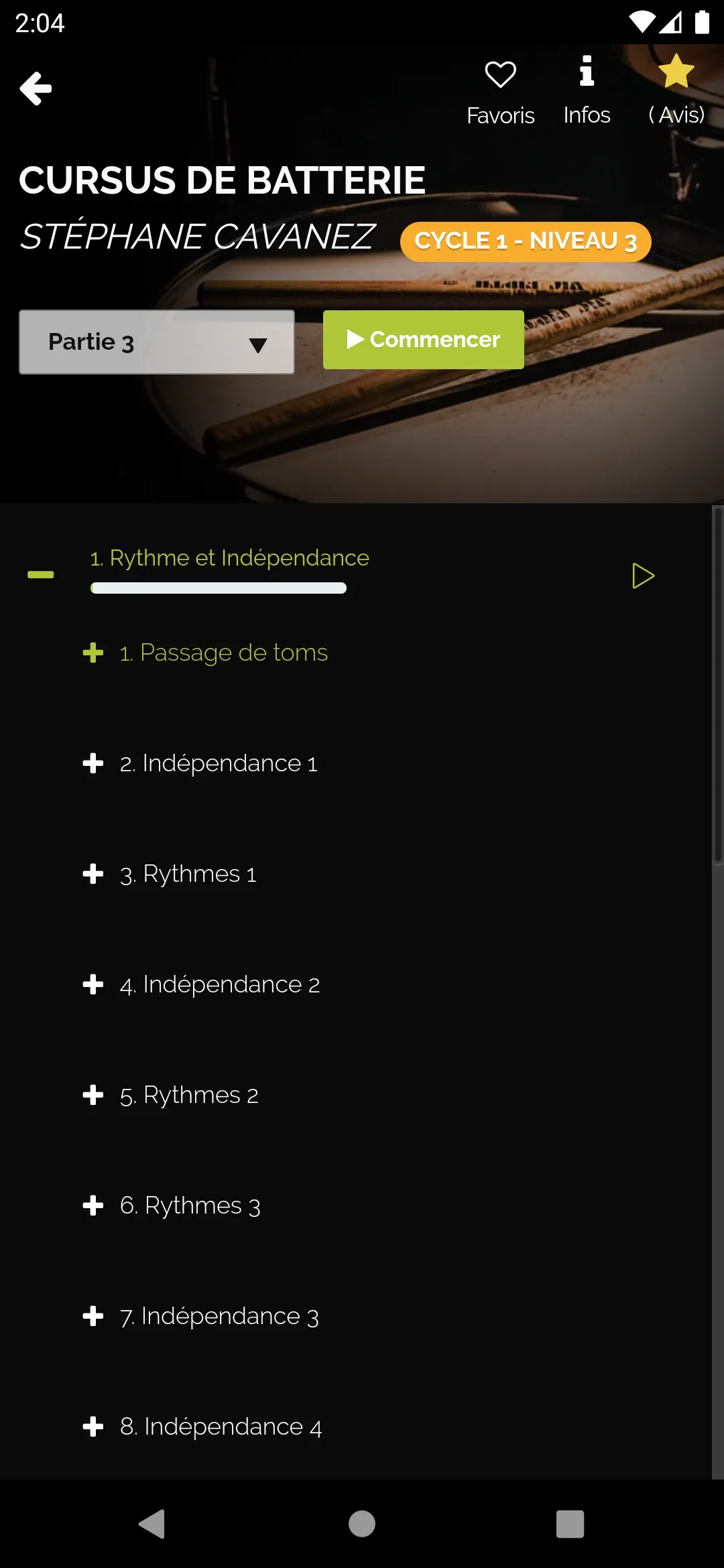 Cours de Musique & Masterclass | Indus Appstore | Screenshot