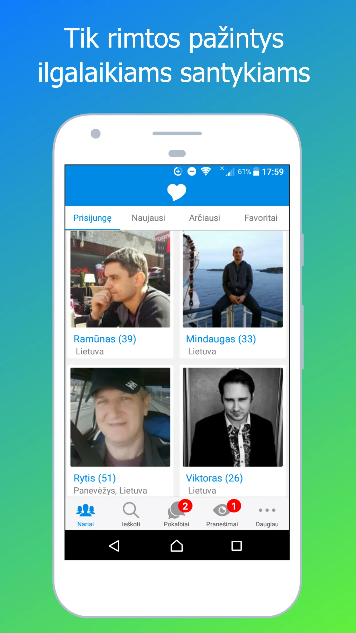 antrapuse.lt - Rimtos pažintys | Indus Appstore | Screenshot