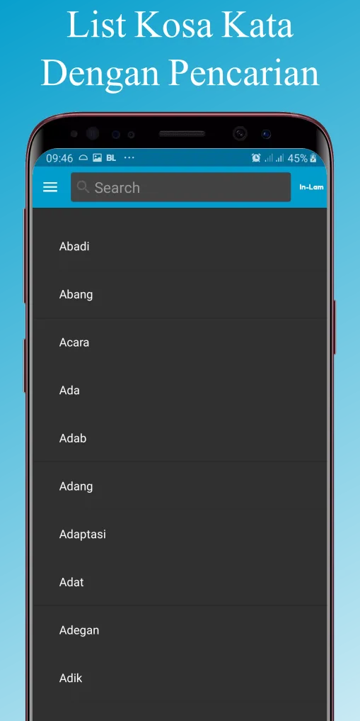 Kamus Bahasa  Lampung | Indus Appstore | Screenshot