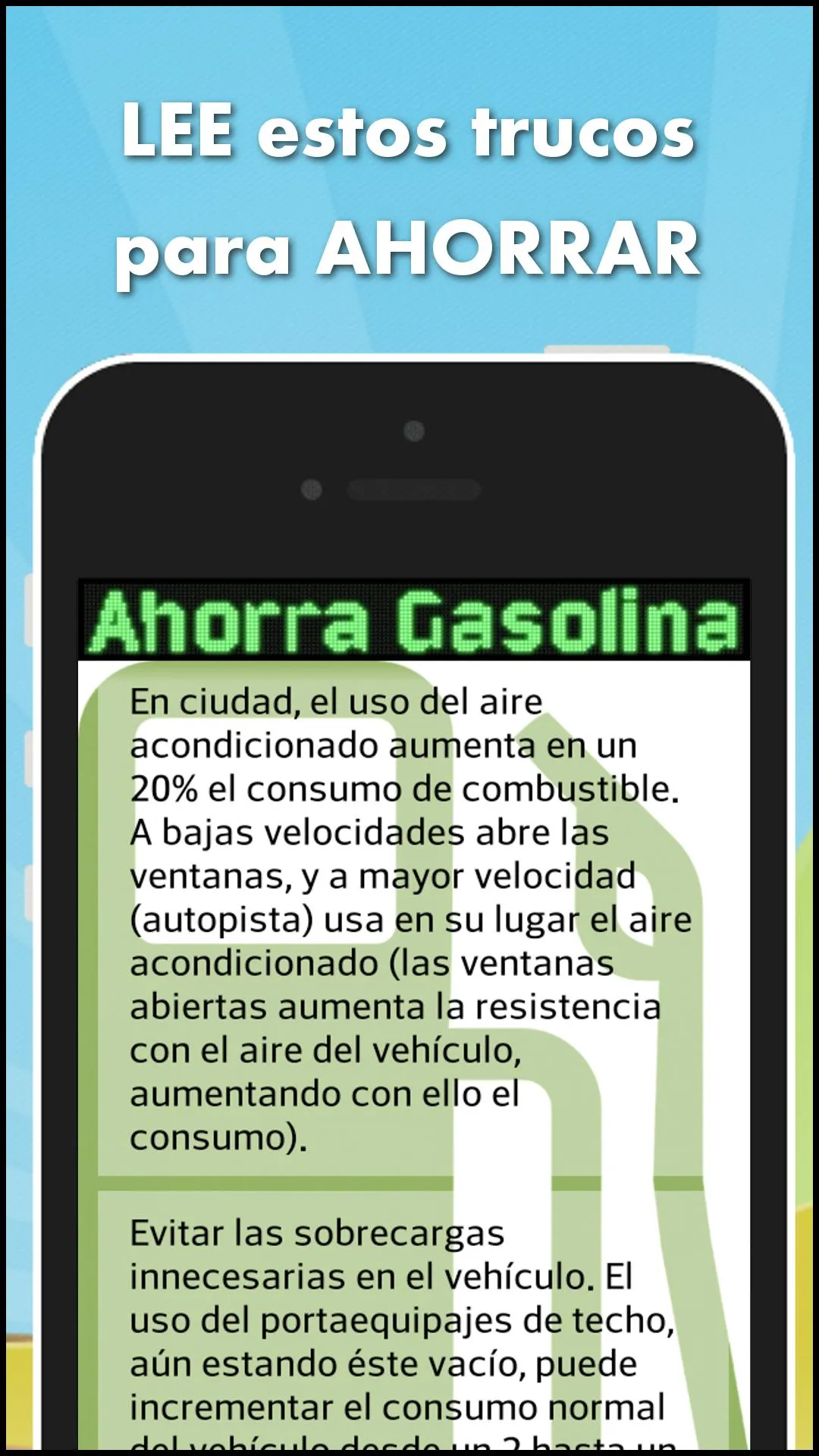 Trucos ahorrar gasolina | Indus Appstore | Screenshot