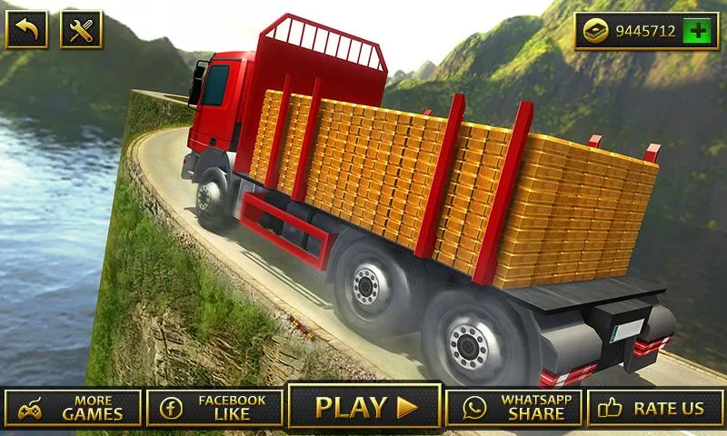 Uphill Gold Transporter Truck  | Indus Appstore | Screenshot